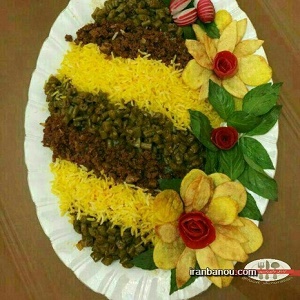 تصاویر خلاقانه و جالب تزئین پلو