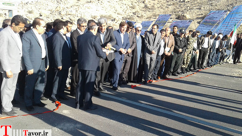 جاده شاه پسرمرد با حضور دکتر سالاری افتتاح گردید