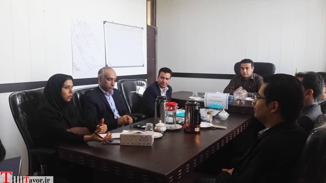 جلسه معارفه دکتر مرکز جامع سلامت روستای طلحه