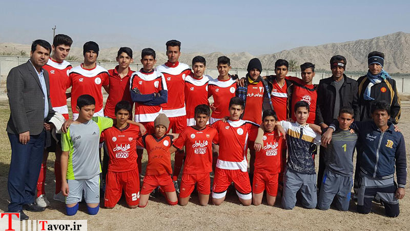 جوانان پرسپولیس قهرمان فوتبال بخش بوشکان
